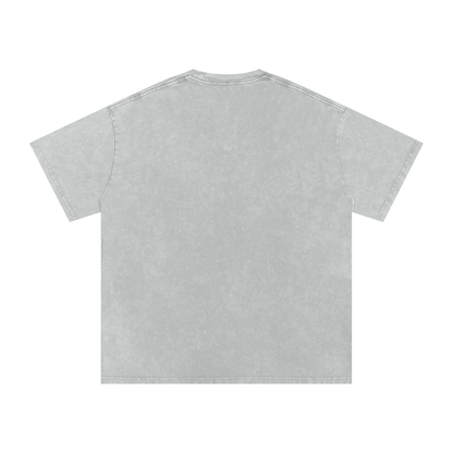 The Crowned Dove — Snow Washed Oversized Tee