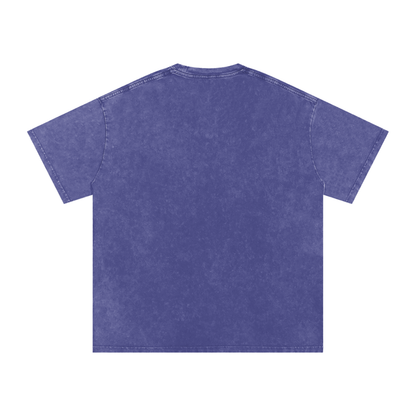 The Crowned Dove — Snow Washed Oversized Tee