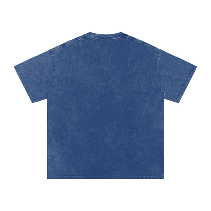 The Crowned Dove — Snow Washed Oversized Tee