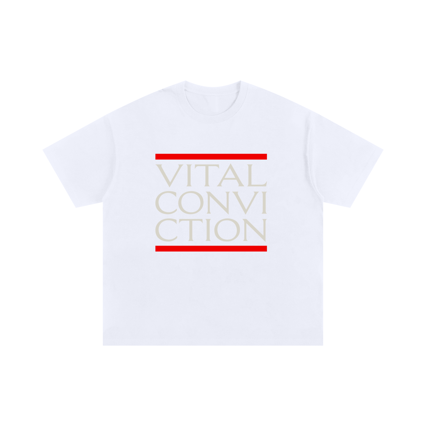 Vital Conviction Unisex Oversized Cotton T-Shirt