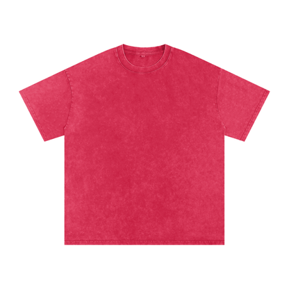The Crowned Dove — Snow Washed Oversized Tee