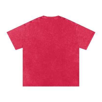 The Crowned Dove — Snow Washed Oversized Tee