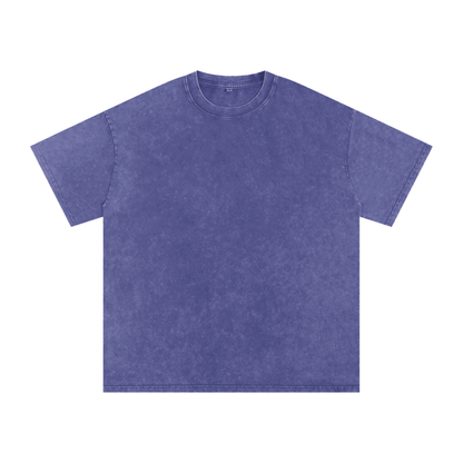 The Crowned Dove — Snow Washed Oversized Tee