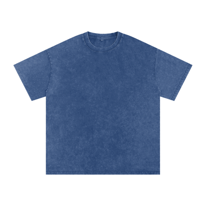 The Crowned Dove — Snow Washed Oversized Tee