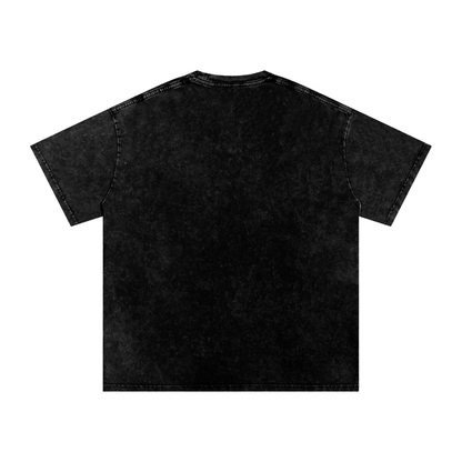 The Crowned Dove — Snow Washed Oversized Tee