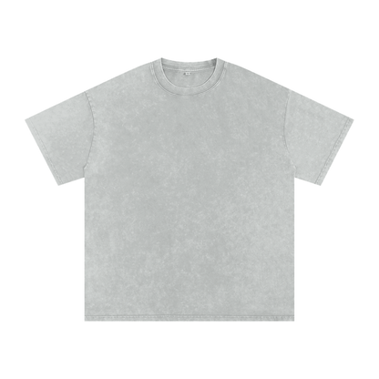 The Crowned Dove — Snow Washed Oversized Tee